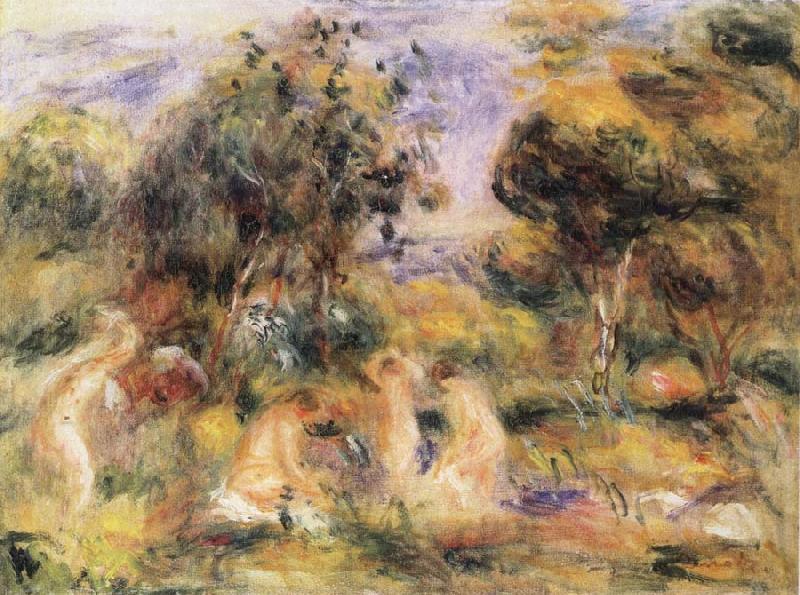 Pierre Renoir Bathers china oil painting image